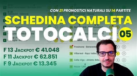 totoproject totocalcio prossima schedina.